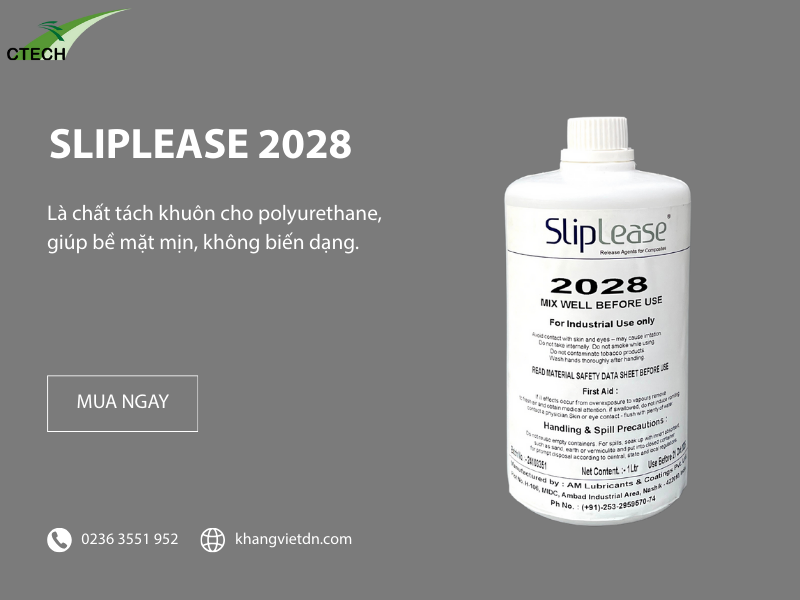 Sliplease chất tách khuôn composite