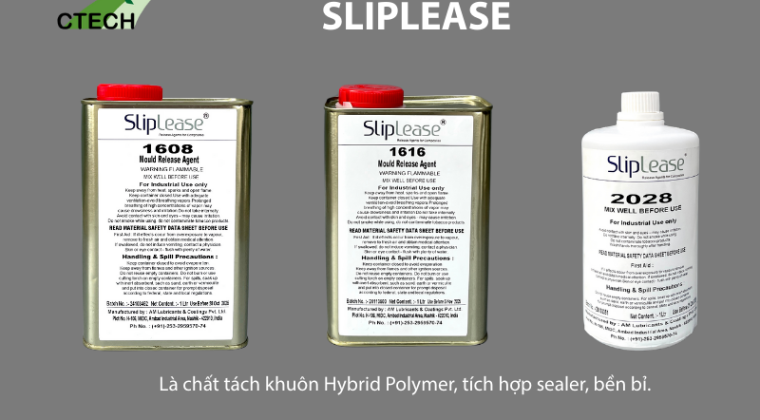 Sliplease -chất tách khuôn composite
