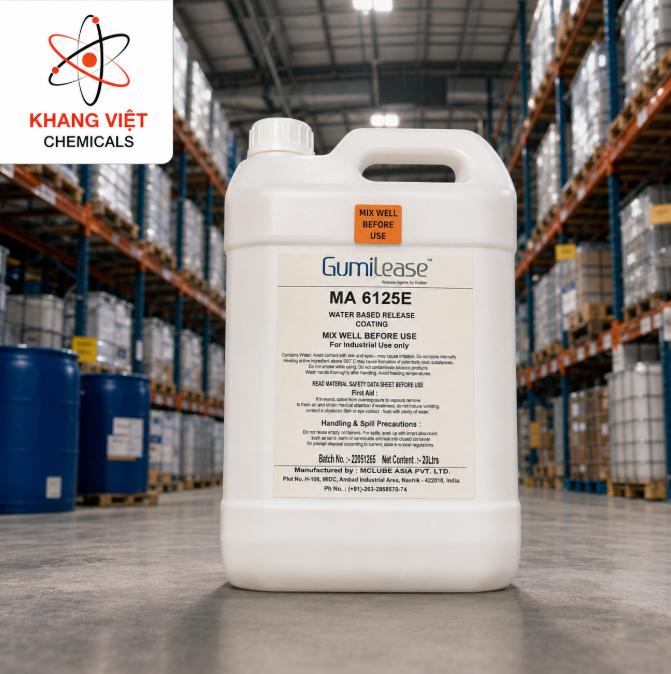 GUMILEASE 6125E là chất chống dính bán vĩnh viễn gốc nước, chuyên dùng cho khuôn cao su, polyurethane và composite.